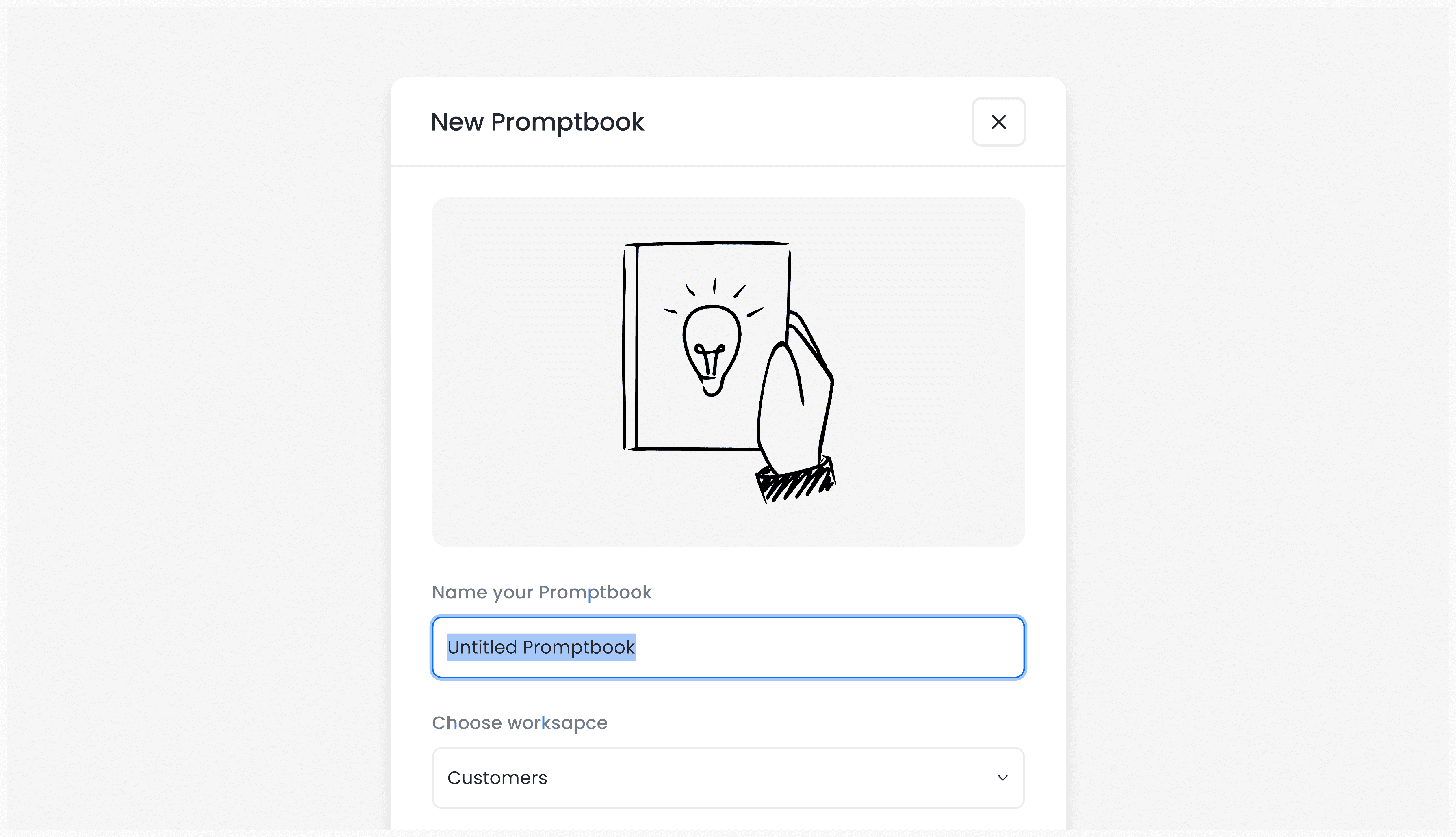 Create your first Promptbook